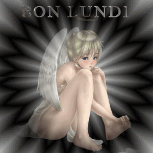 Gif animé Bon lundi ange
